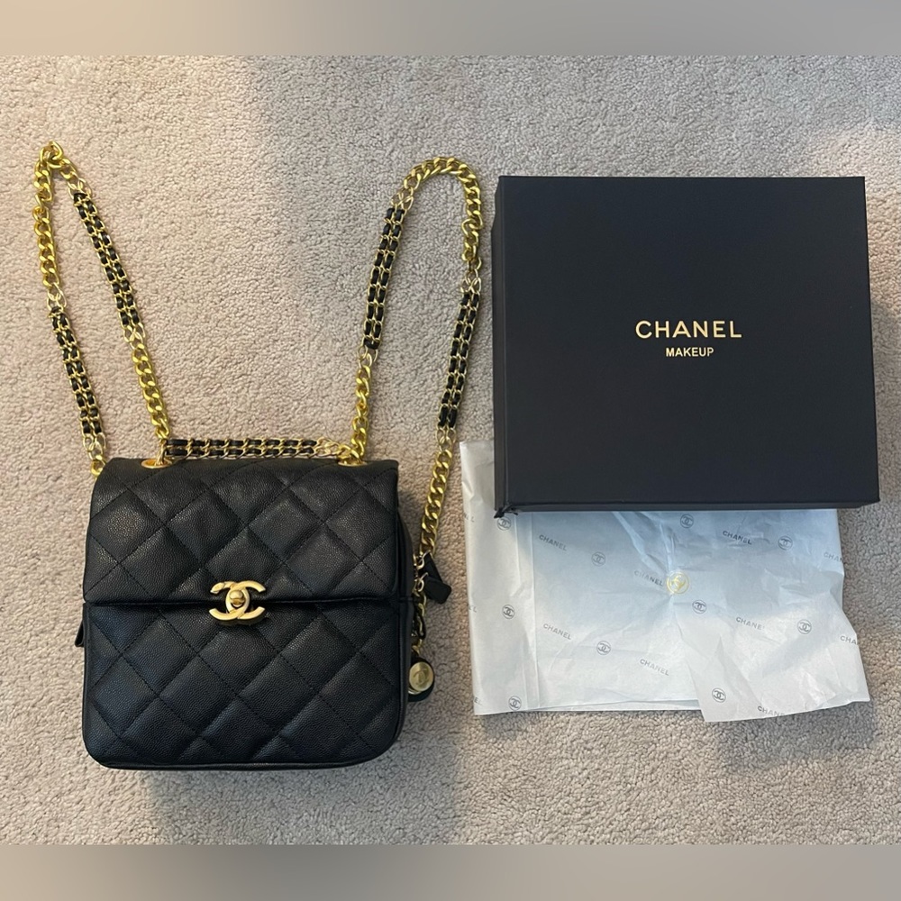 Chanel makeup gift bag